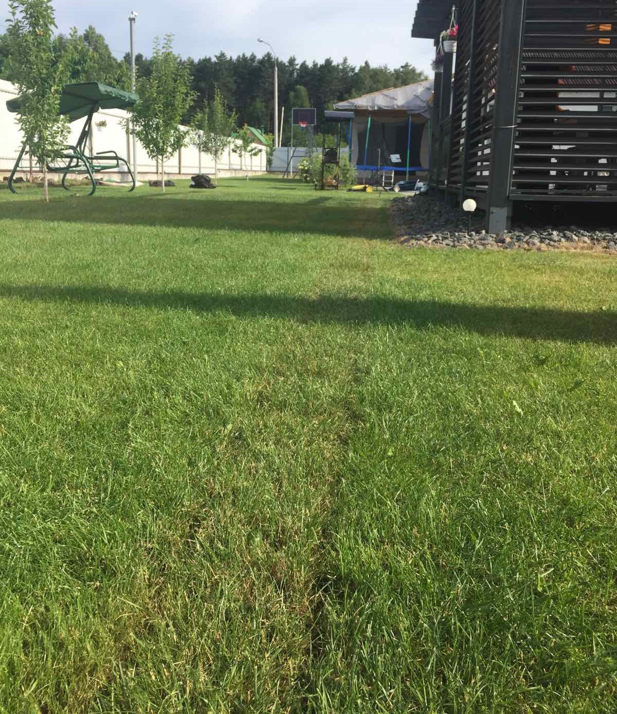 Монтаж на существующем ландшафте