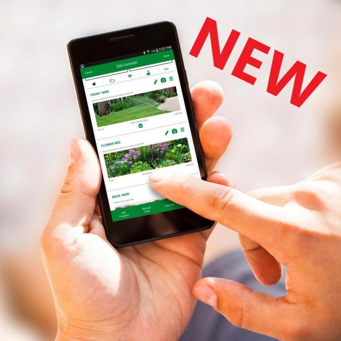 Возможность управления автополивом через смартфон