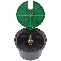 Plastica Alfa PC301TC - водоразборная розетка закрытая, вход ?" ВР