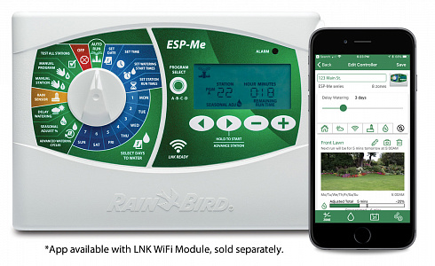 Контроллер наружный Rain Bird IESP4MEEUR от 4 до 22 зон.