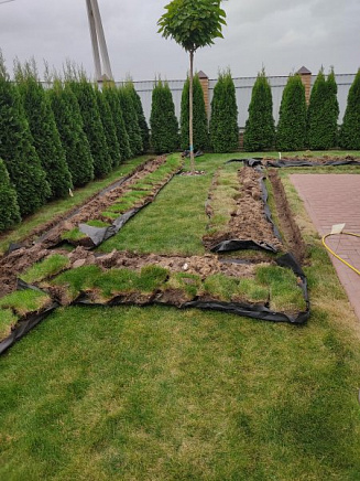 Монтаж на существующем ландшафте