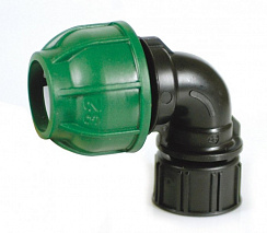 Irritec  - угольник компрессионный 32?1" с накидной гайкой