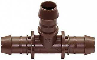 Rain Bird XFF-TEE - тройник капельной линии 17 мм.
